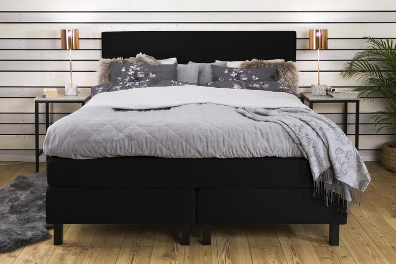 Princess Kontinentalseng 180x200 - sort - Møbler - Senge - Kontinentalsenge