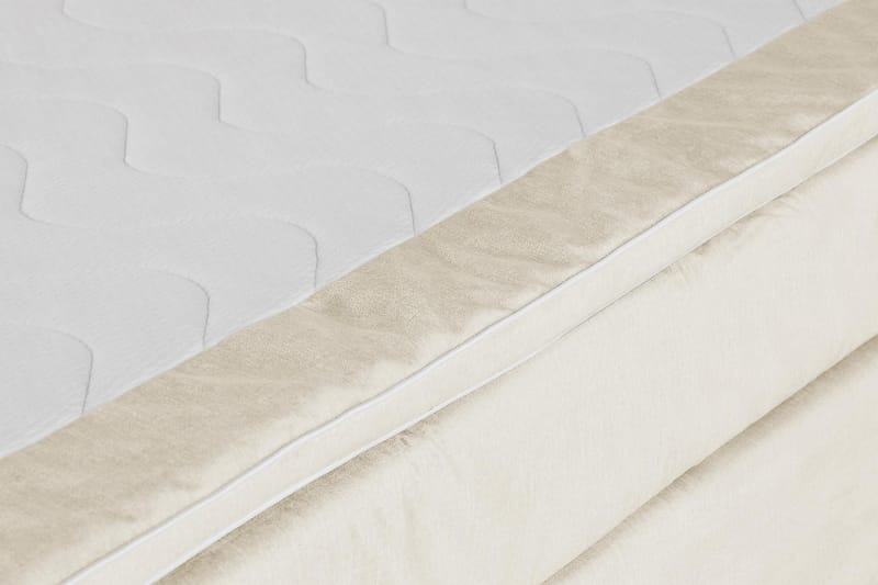 Princess Kontinentalseng 180x200cm - Beige/Velour - Møbler - Senge - Komplet sengepakke