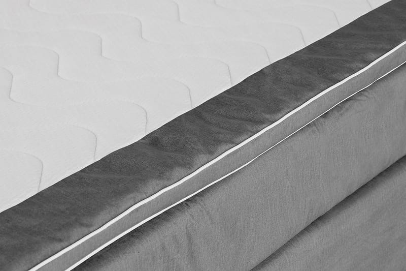 Princess Kontinentalseng 180x200cm - Mørkegrå/Velour - Møbler - Senge - Kontinentalsenge