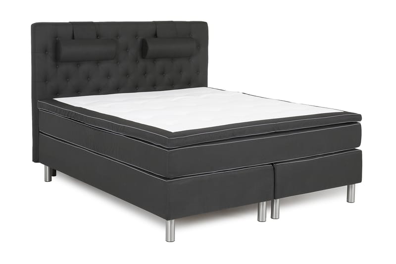 Queen Komplet Sengepakke 160x200 - Sort - Møbler - Senge - Komplet sengepakke