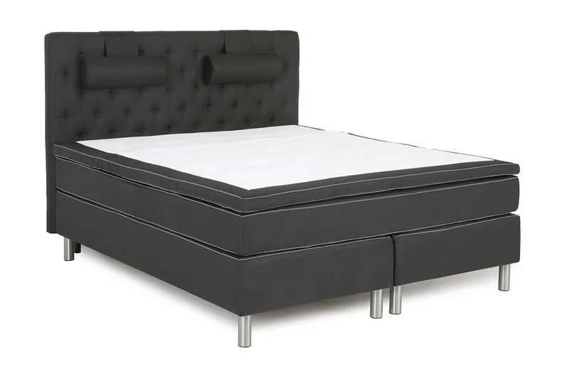 Queen Komplet Sengepakke 160x200 - Sort - Møbler - Senge - Kontinentalsenge