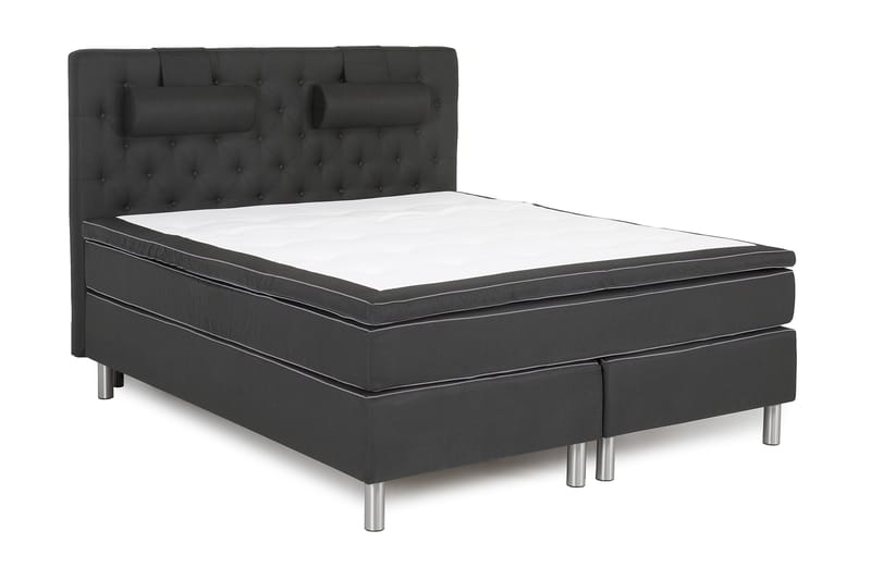 Queen Komplet Sengepakke 160x200 - Sort - Møbler - Senge - Kontinentalsenge