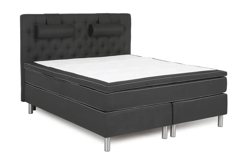 Queen Kontinentalseng 160x200 - sort - Møbler - Senge - Kontinentalsenge