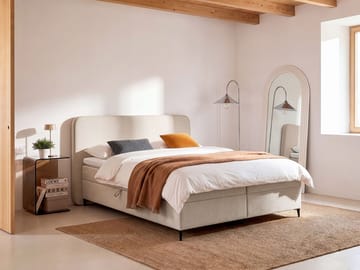Kontinentalseng Regent 160x200 cm - Taupe - Møbler - Senge - Kontinentalsenge