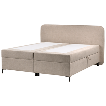 Kontinentalseng Regent 160x200 cm - Taupe - Møbler - Senge - Kontinentalsenge