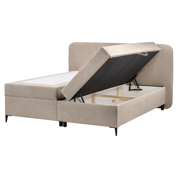 Kontinentalseng Regent 160x200 cm - Taupe - Møbler - Senge - Kontinentalsenge