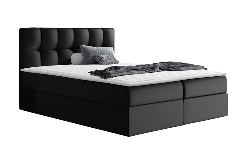 Rico Kontinentalseng 140x208 cm - Sort - Møbler - Senge - Kontinentalsenge