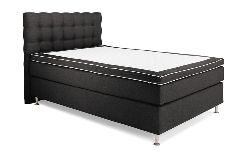Royal King Size Komplet Sengepakke 140x200 - Mørkegrå - Møbler - Senge - Kontinentalsenge