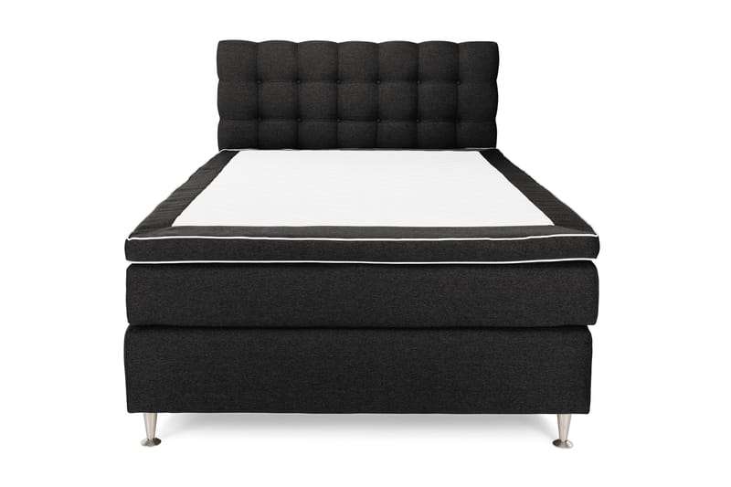 Royal King Size Komplet Sengepakke 140x200 - Mørkegrå - Møbler - Senge - Kontinentalsenge