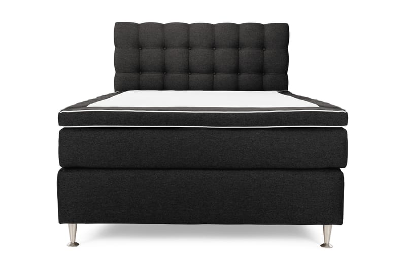 Royal King Size Komplet Sengepakke 140x200 - Mørkegrå - Møbler - Senge - Kontinentalsenge