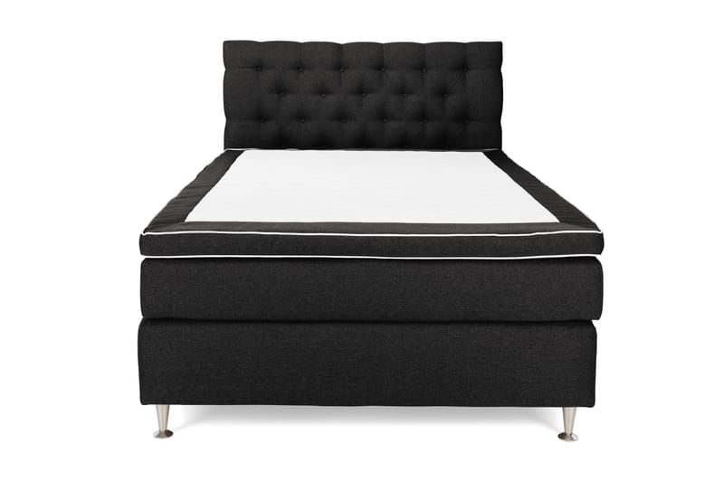 Royal King Size Komplet Sengepakke 140x200 - Mørkegrå - Møbler - Senge - Kontinentalsenge