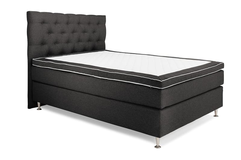 Royal King Size Kontinentalseng 140x200 cm - Mørkegrå - Møbler - Senge - Komplet sengepakke