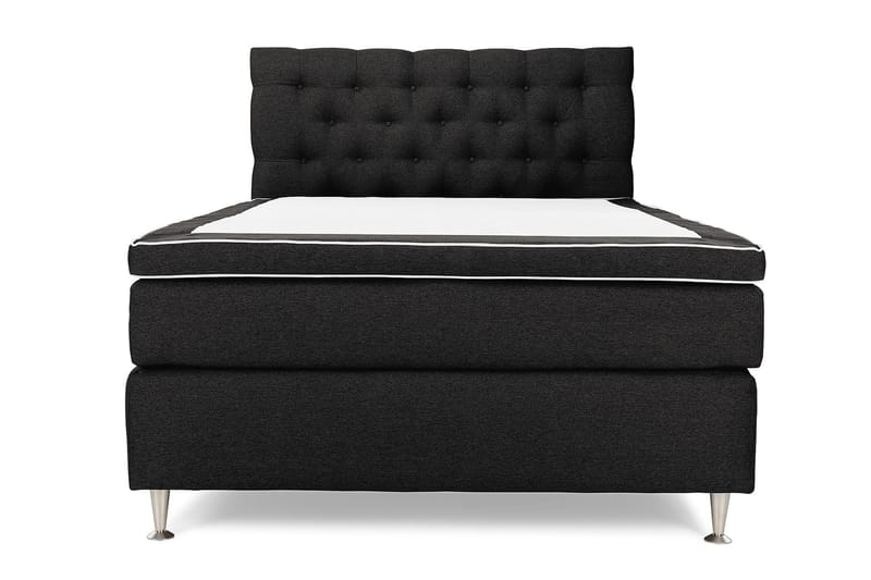 Royal King Size Kontinentalseng 140x200 cm - Mørkegrå - Møbler - Senge - Komplet sengepakke
