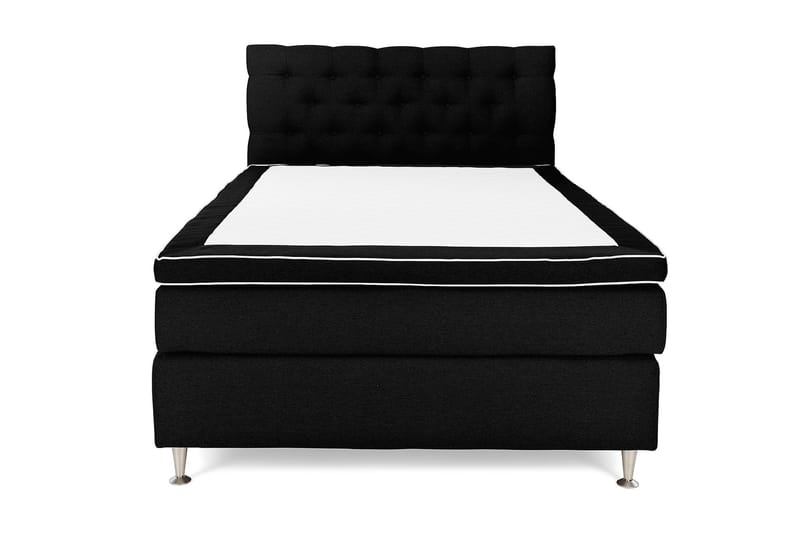 Royal King Size Kontinentalseng 140x200 cm - Sort - Møbler - Senge - Kontinentalsenge