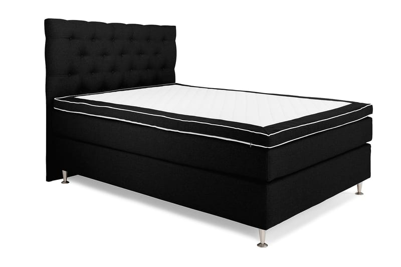 Royal King Size Kontinentalseng 140x200 cm - Sort - Møbler - Senge - Kontinentalsenge