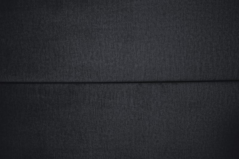Royal Velvet Komplet Sengepakke 160x200 - Sort med Formede Ben - Kontinentalsenge - Dobbeltsenge