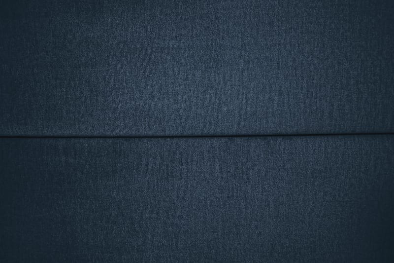 Royal Velvet Komplet Sengepakke 180x200 - Mørkeblå med Lave Sorte Ben - Komplet sengepakke - Kontinentalsenge - Dobbeltsenge