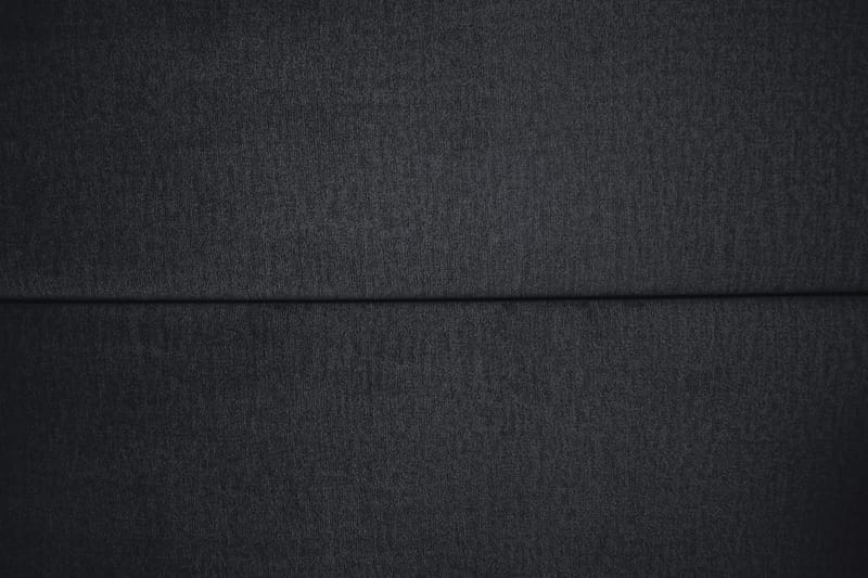 Royal Velvet Komplet Sengepakke 180x200 - Sort med Lave Guldben - Kontinentalsenge - Dobbeltsenge