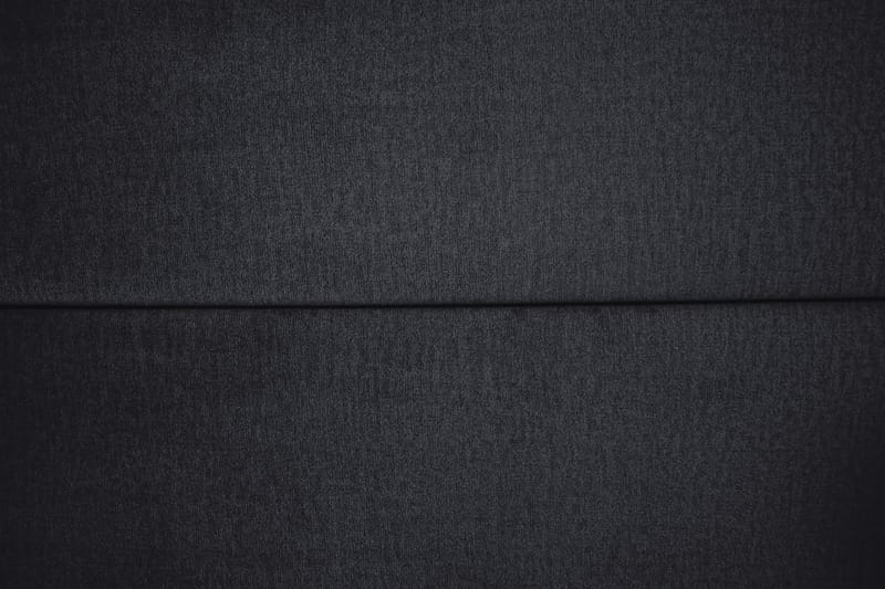 Royal Velvet Komplet Sengepakke 180x200 - Sort med Lave Sølvben - Kontinentalsenge - Dobbeltsenge