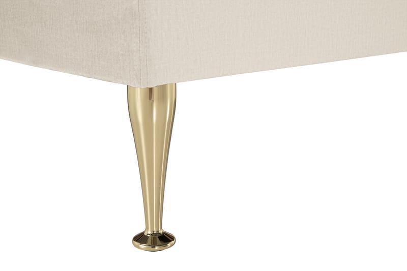 Royal Velvet Komplet Sengepakke Kontinentalseng 180x200 cm - Beige / Fløjl - Møbler - Senge - Kontinentalsenge