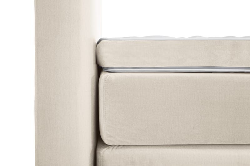 Royal Velvet Komplet Sengepakke Kontinentalseng 180x200 cm - Beige / Fløjl - Møbler - Senge - Kontinentalsenge