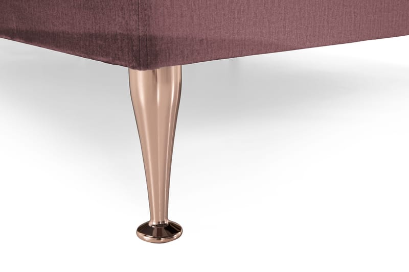 Royal Velvet Komplett Sengpakke 160x200 cm - Lyserød med Høje Rosében - Møbler - Senge - Kontinentalsenge