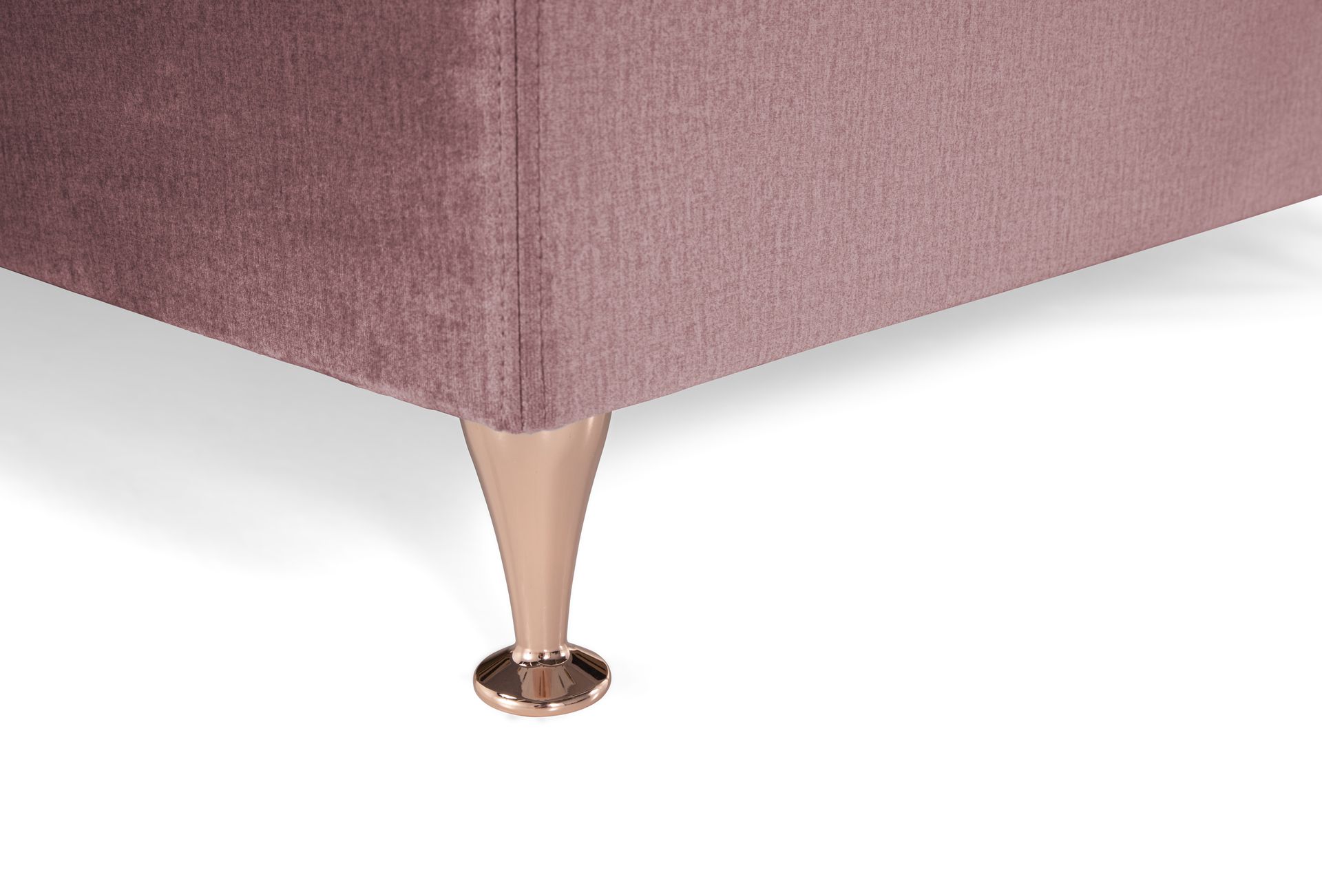 Royal Velvet Komplett Sengpakke 210x210 cm - Lyserød med Lave Rosében - Møbler - Senge - Komplet sengepakke