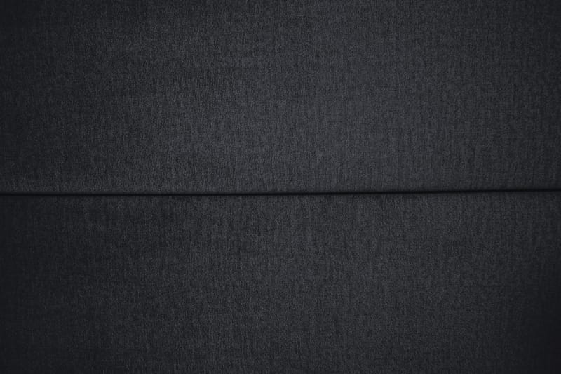 Royal Velvet Komplett Sengpakke 210x210 cm - Sort med Lave Formede Ben - Møbler - Senge - Kontinentalsenge