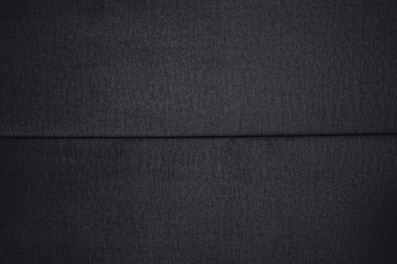 Royal Velvet Komplett Sengpakke 210x210 cm - Sort med Lave Rosében - Møbler - Senge - Kontinentalsenge