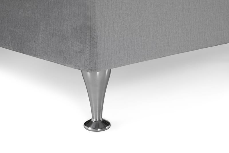 Royal Velvet Kontinentalseng 160x200 cm - lysegrå - Møbler - Senge - Kontinentalsenge