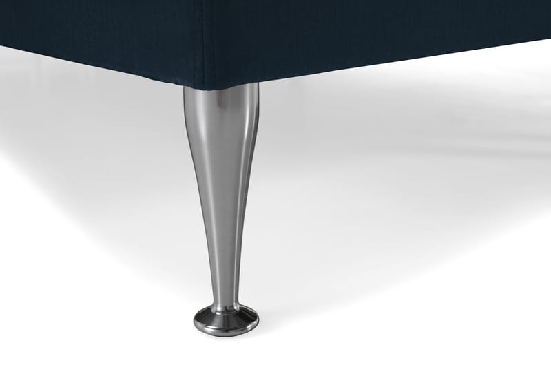 Royal Velvet Kontinentalseng 160x200 cm - mørkeblå - Møbler - Senge - Komplet sengepakke