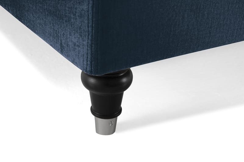 Royal Velvet Kontinentalseng 160x200 cm - mørkeblå - Møbler - Senge - Komplet sengepakke