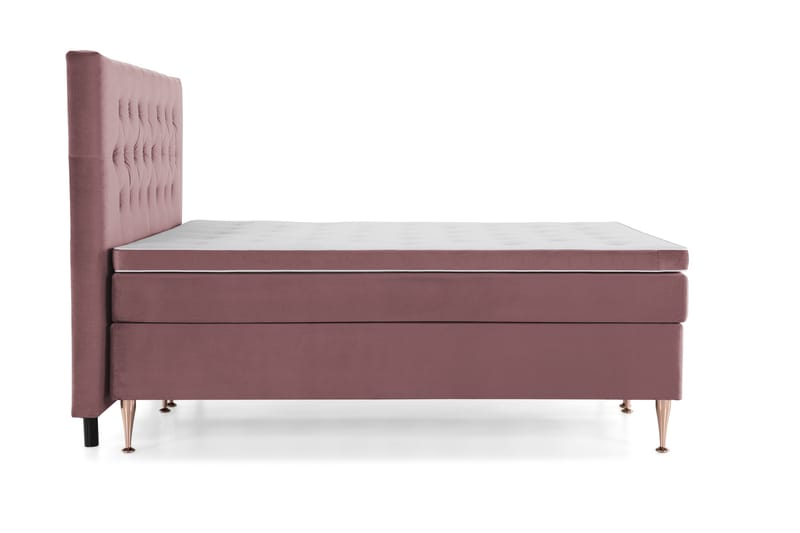 Royal Velvet Kontinentalseng 160x200 cm - Rosa - Møbler - Senge - Kontinentalsenge