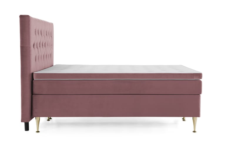 Royal Velvet Kontinentalseng 160x200 cm - Rosa - Møbler - Senge - Kontinentalsenge