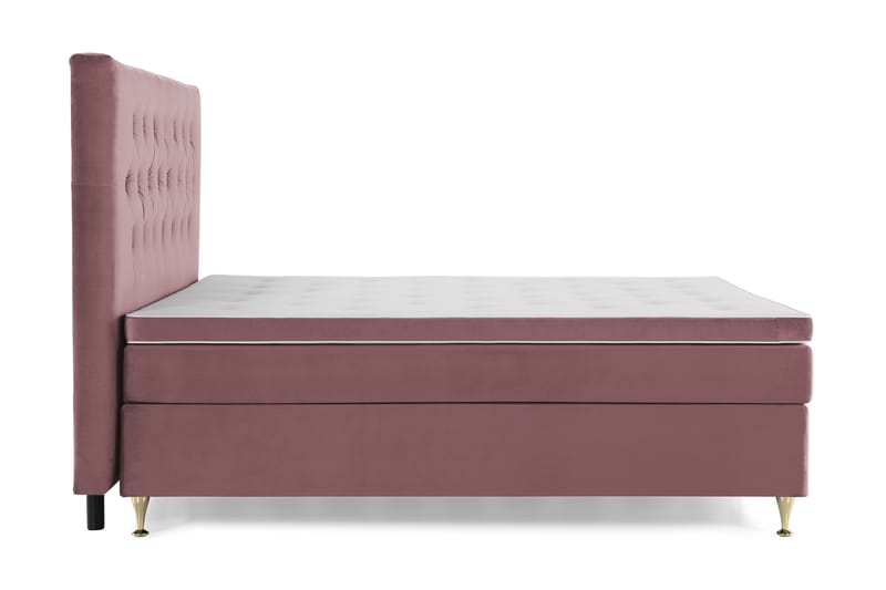 Royal Velvet Kontinentalseng 160x200 cm - Rosa - Møbler - Senge - Kontinentalsenge