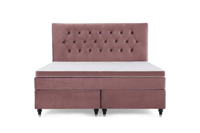 Royal Velvet Kontinentalseng 160x200 cm - Rosa - Møbler - Senge - Kontinentalsenge