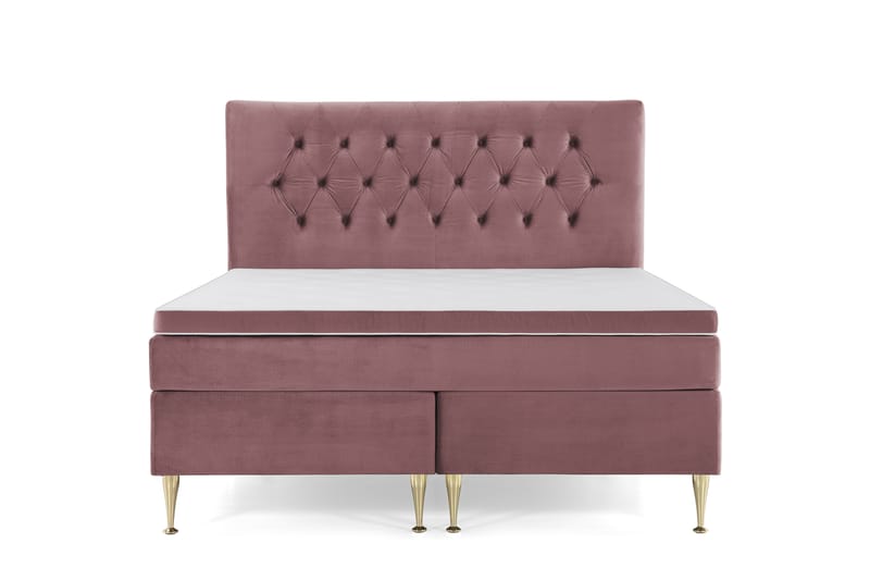 Royal Velvet Kontinentalseng 160x200 cm - Rosa - Møbler - Senge - Kontinentalsenge