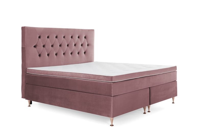Royal Velvet Kontinentalseng 160x200 cm - Rosa - Møbler - Senge - Kontinentalsenge