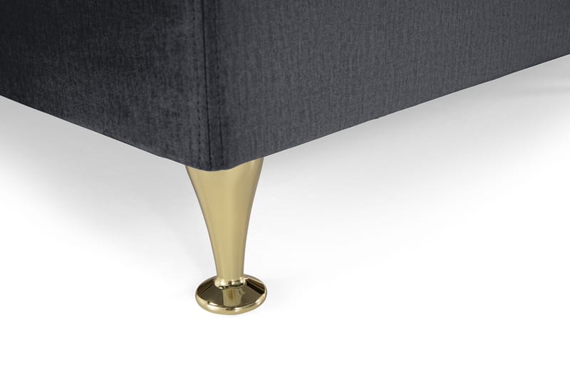 Royal Velvet Kontinentalseng 160x200 cm - sort - Møbler - Senge - Komplet sengepakke