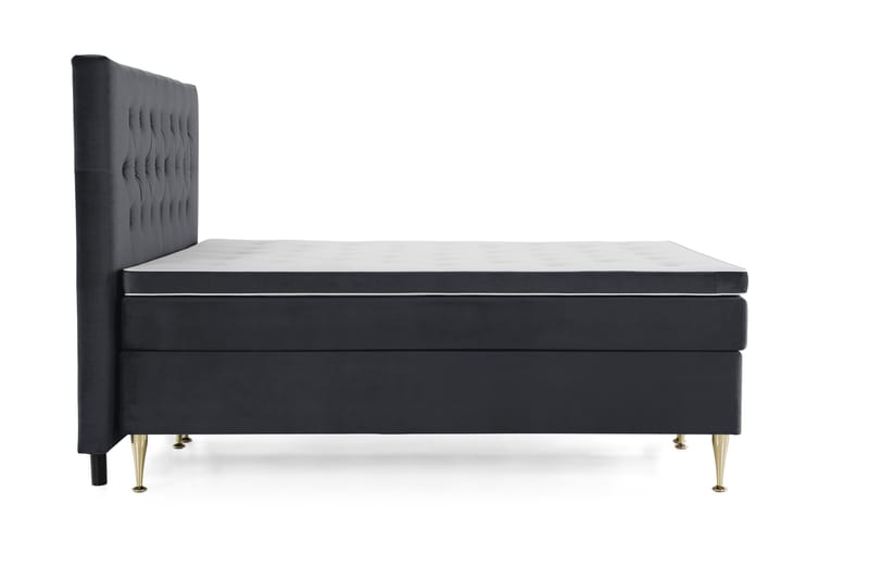 Royal Velvet Kontinentalseng 160x200 cm - sort - Møbler - Senge - Kontinentalsenge