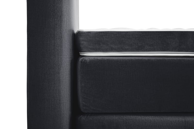 Royal Velvet Kontinentalseng 160x200 - sort - Komplet sengepakke - Kontinentalsenge - Dobbeltsenge