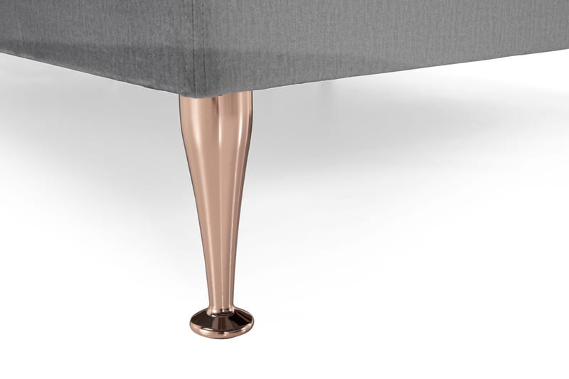 Royal Velvet Kontinentalseng 180x200 cm - lysegrå - Møbler - Senge - Kontinentalsenge