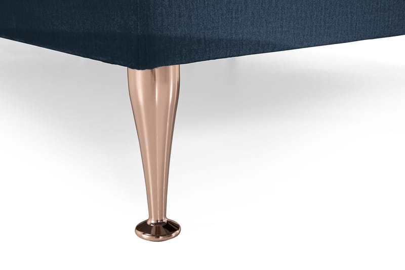 Royal Velvet Kontinentalseng 180x200 cm - mørkeblå - Møbler - Senge - Komplet sengepakke