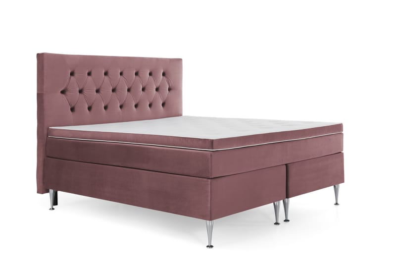 Royal Velvet Kontinentalseng 180x200 cm - Rosa - Møbler - Senge - Kontinentalsenge