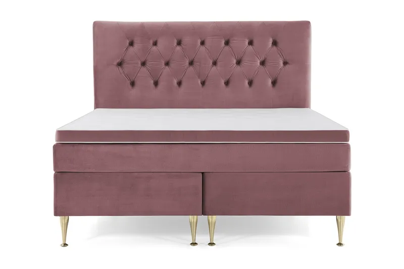Royal Velvet Kontinentalseng 180x200 cm - Rosa - Møbler - Senge - Kontinentalsenge