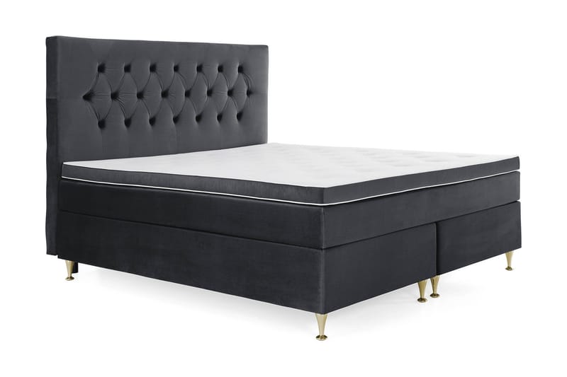 Royal Velvet Kontinentalseng 180x200 cm - sort - Møbler - Senge - Kontinentalsenge
