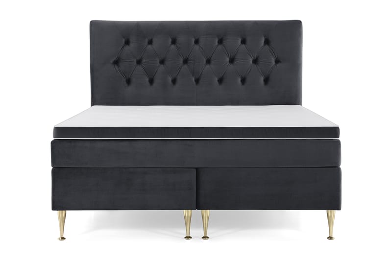 Royal Velvet Kontinentalseng 180x200 cm - sort - Møbler - Senge - Kontinentalsenge