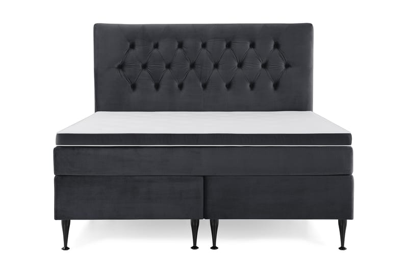Royal Velvet Kontinentalseng 180x200 cm - sort - Møbler - Senge - Kontinentalsenge