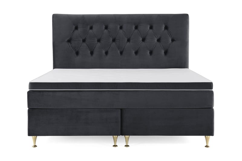 Royal Velvet Kontinentalseng 180x200 cm, sort
