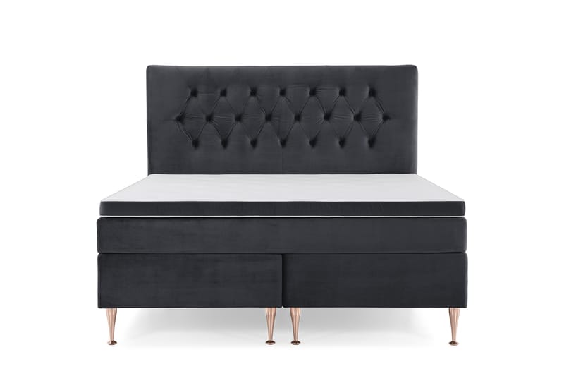 Royal Velvet Kontinentalseng 180x200 cm - sort - Møbler - Senge - Kontinentalsenge